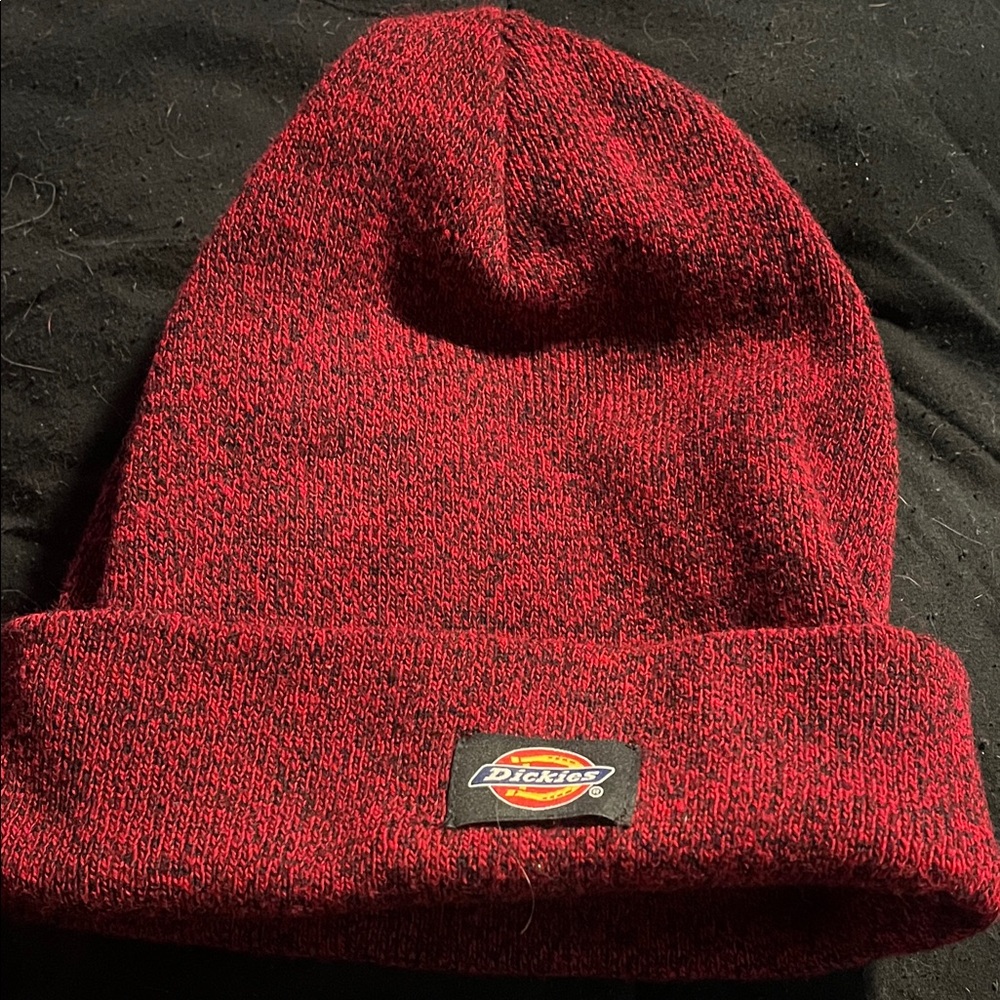 Dickies Maroon Knit Beanie